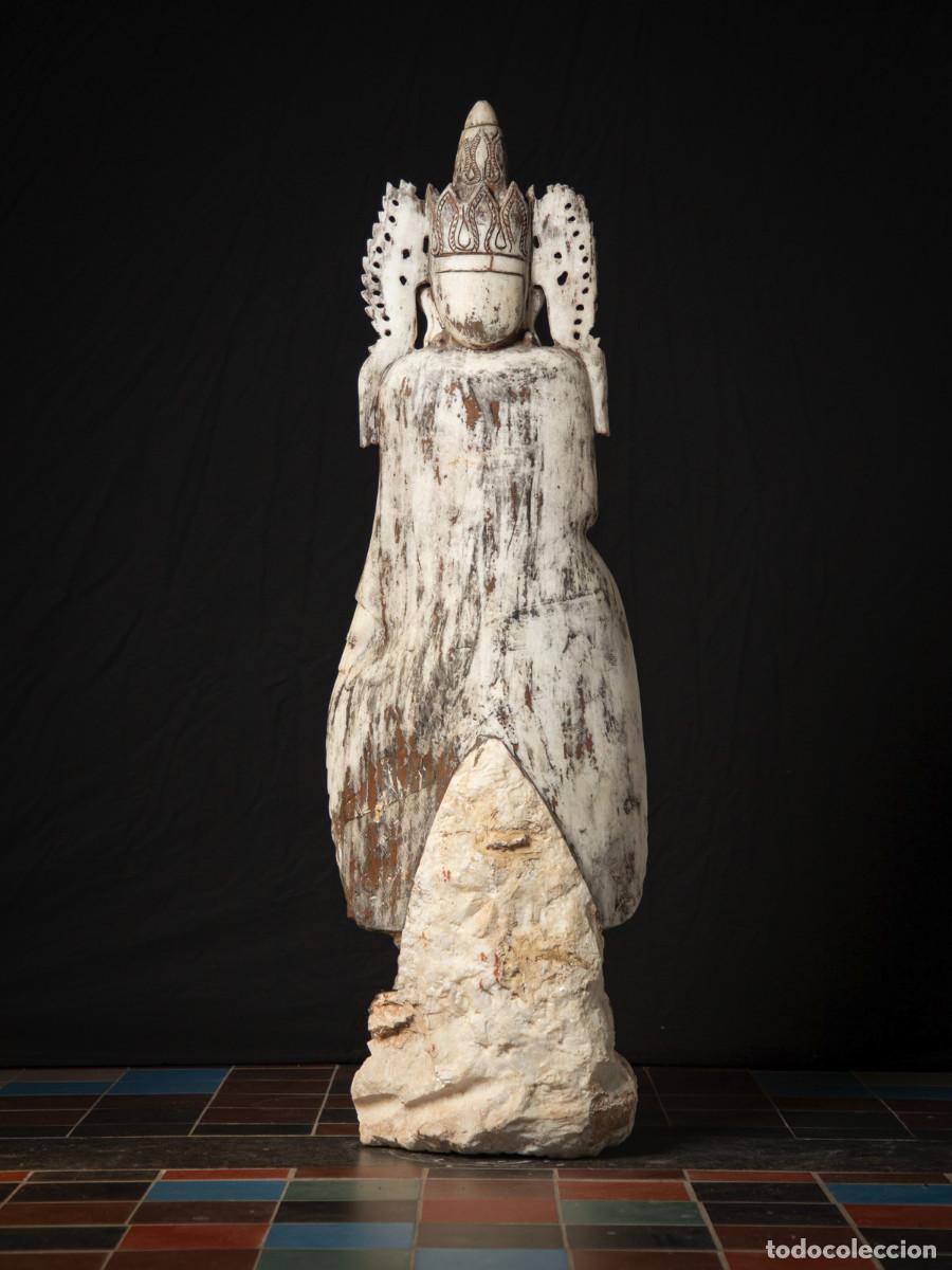 Arte: crowned buddha in full marbor - Foto 3