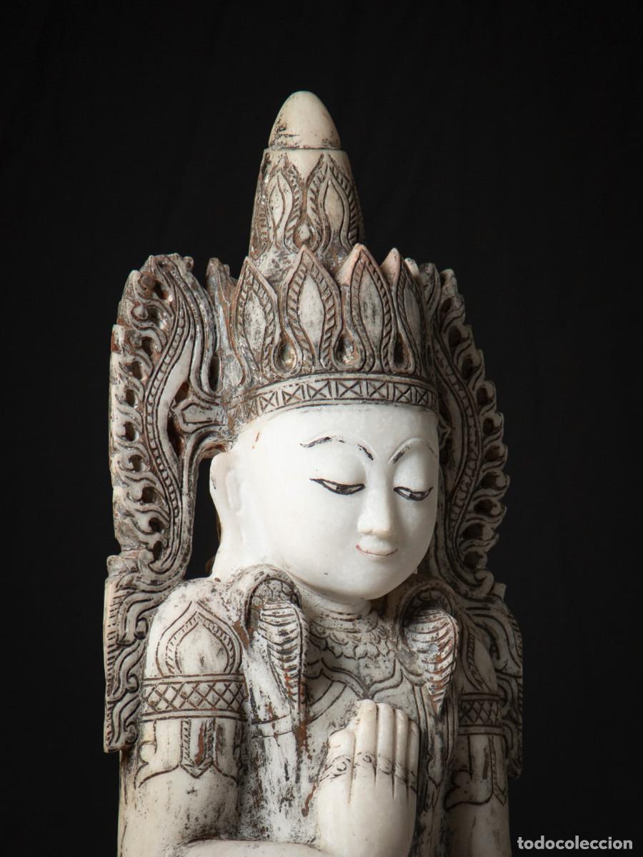 Arte: crowned buddha in full marbor - Foto 6