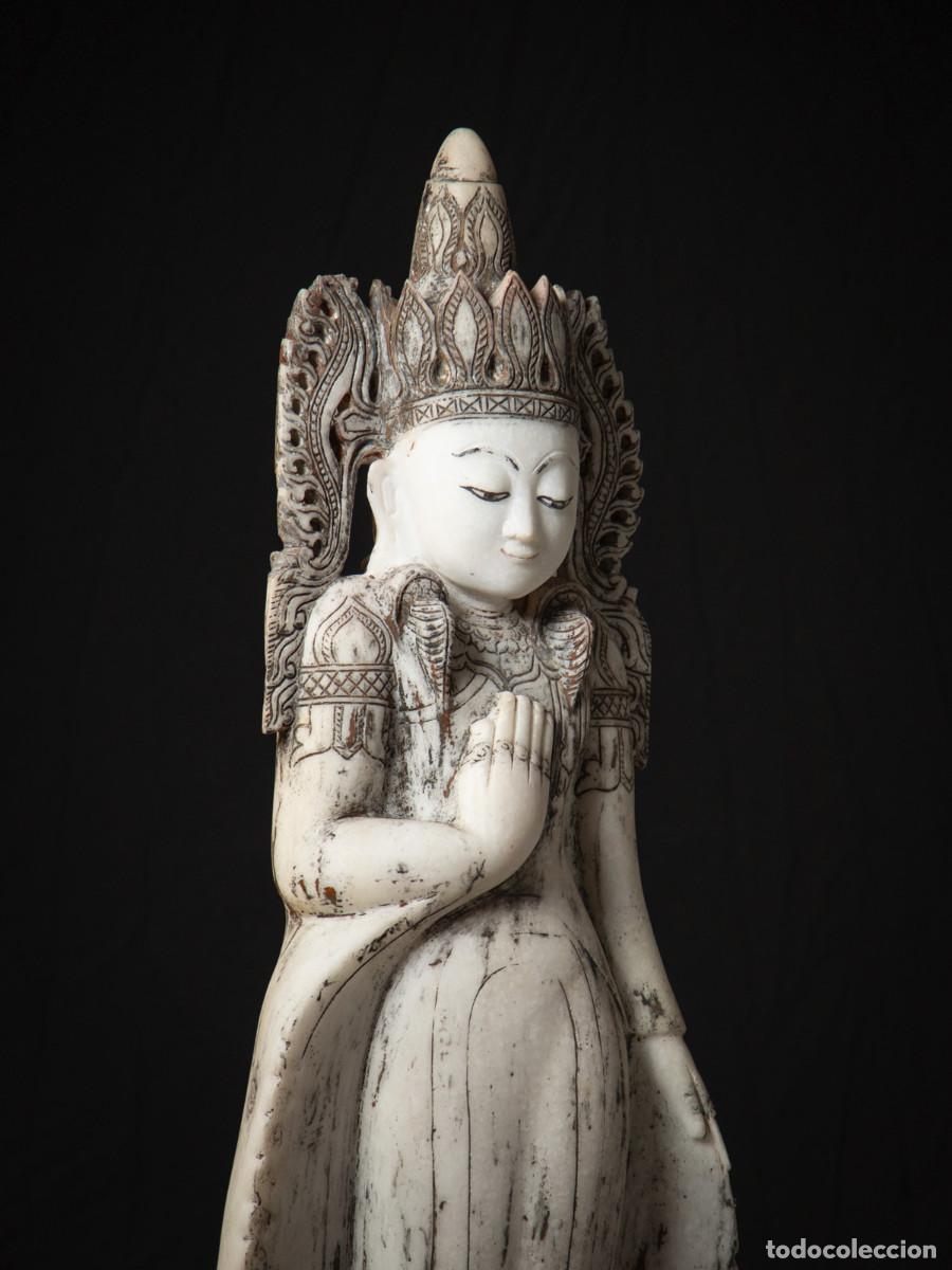 Arte: crowned buddha in full marbor - Foto 8