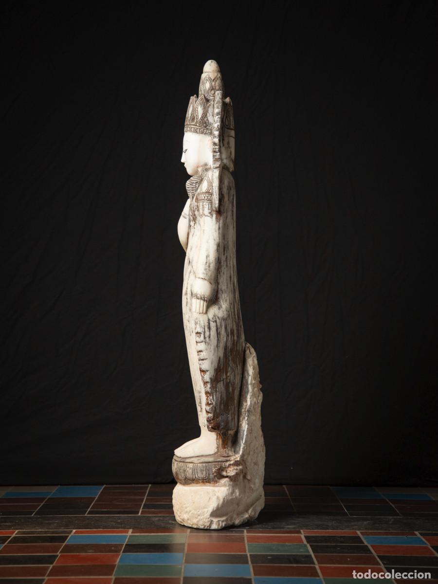 Arte: crowned buddha in full marbor - Foto 10