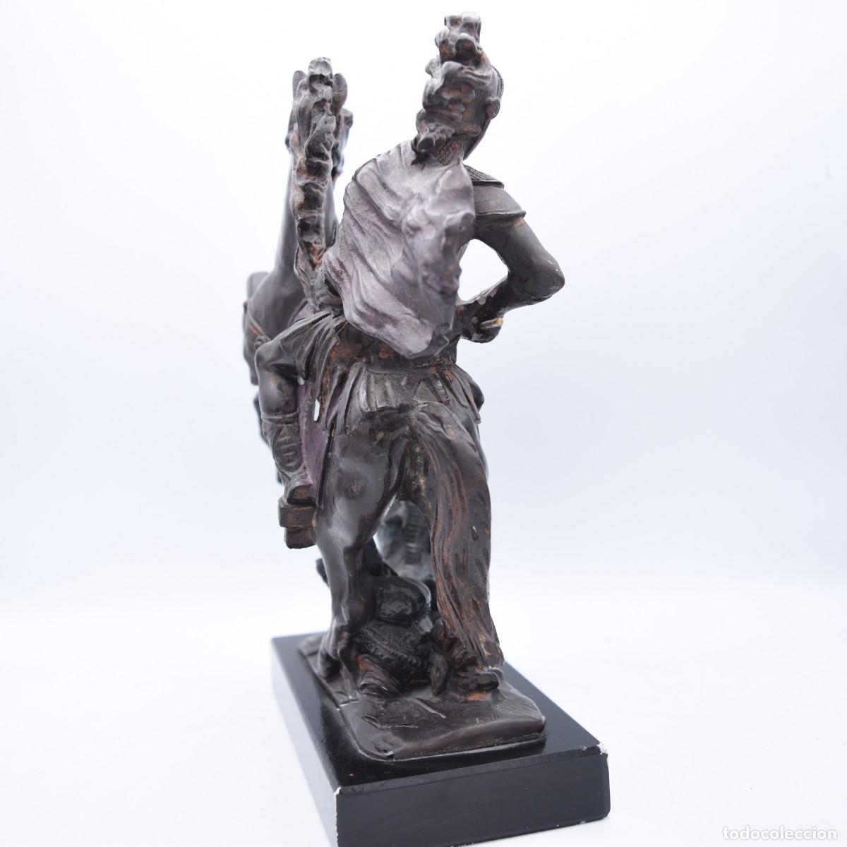 Arte: Escultura San Jorge matando al Drag&oacute;n - Foto 4