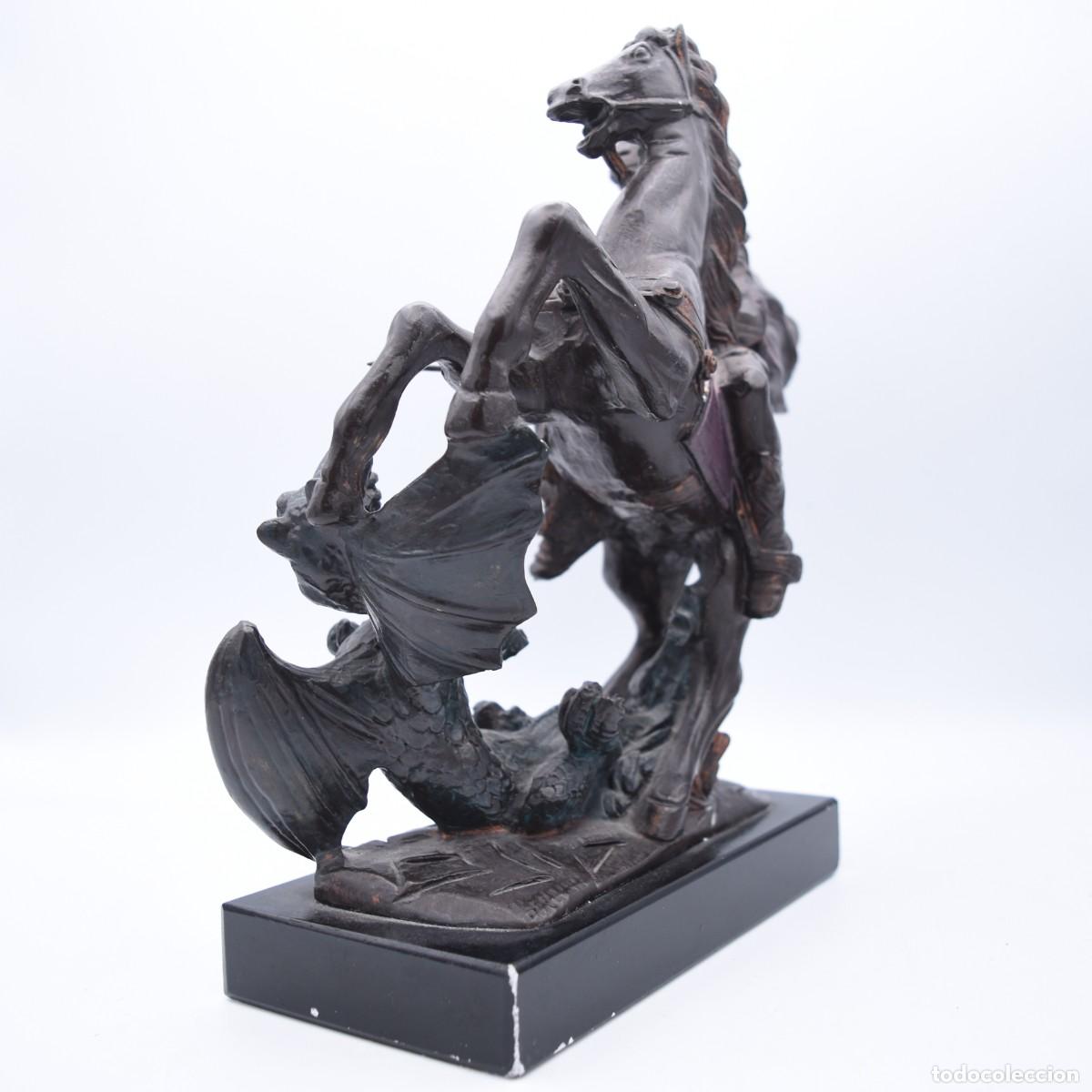 Arte: Escultura San Jorge matando al Drag&oacute;n - Foto 6