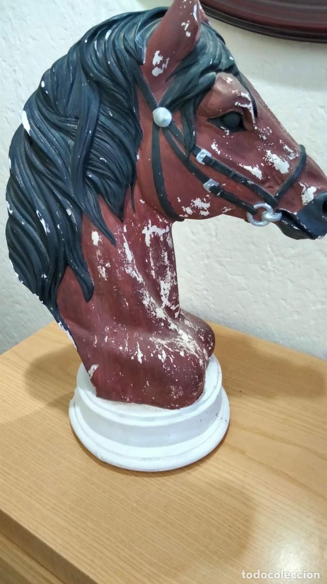 Arte: escultura cabeza de caballo de 45 cm - Foto 2