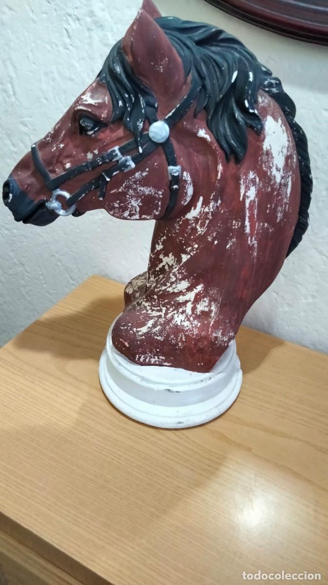 Arte: escultura cabeza de caballo de 45 cm - Foto 3