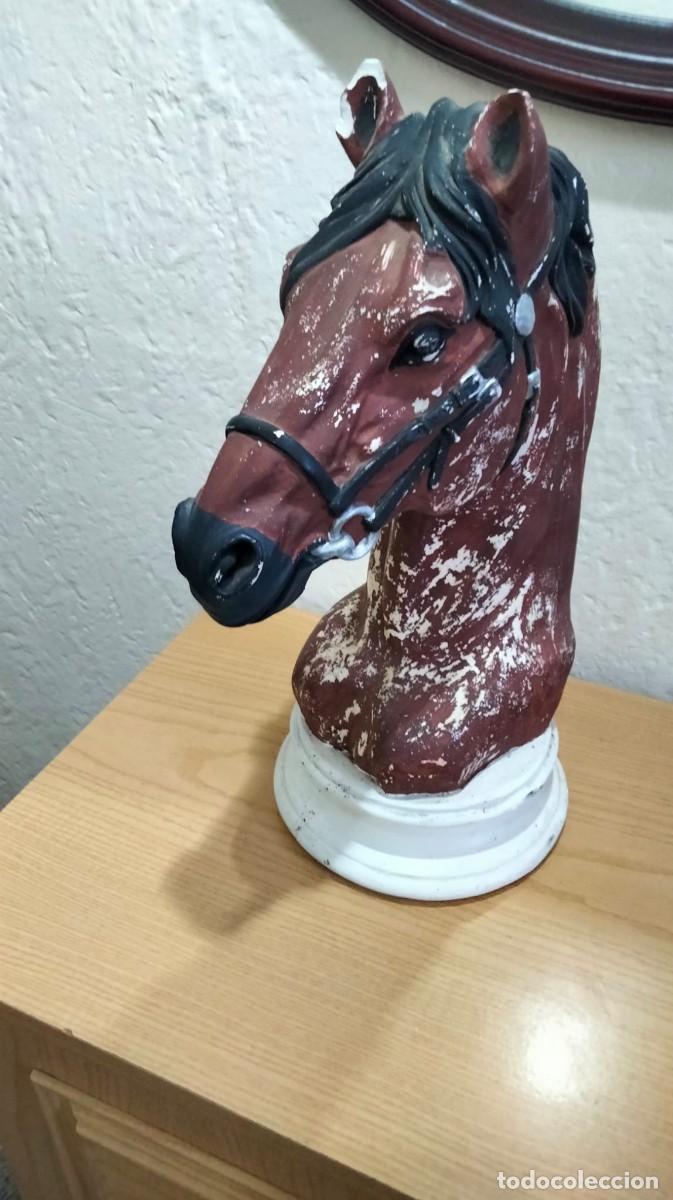 Arte: escultura cabeza de caballo de 45 cm - Foto 4