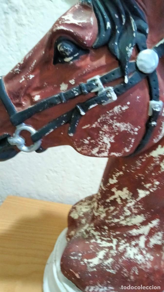 Arte: escultura cabeza de caballo de 45 cm - Foto 6