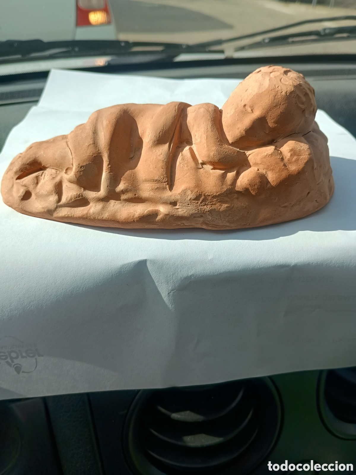 Arte: Ni&ntilde;o Jes&uacute;s de barro cocido - Foto 1