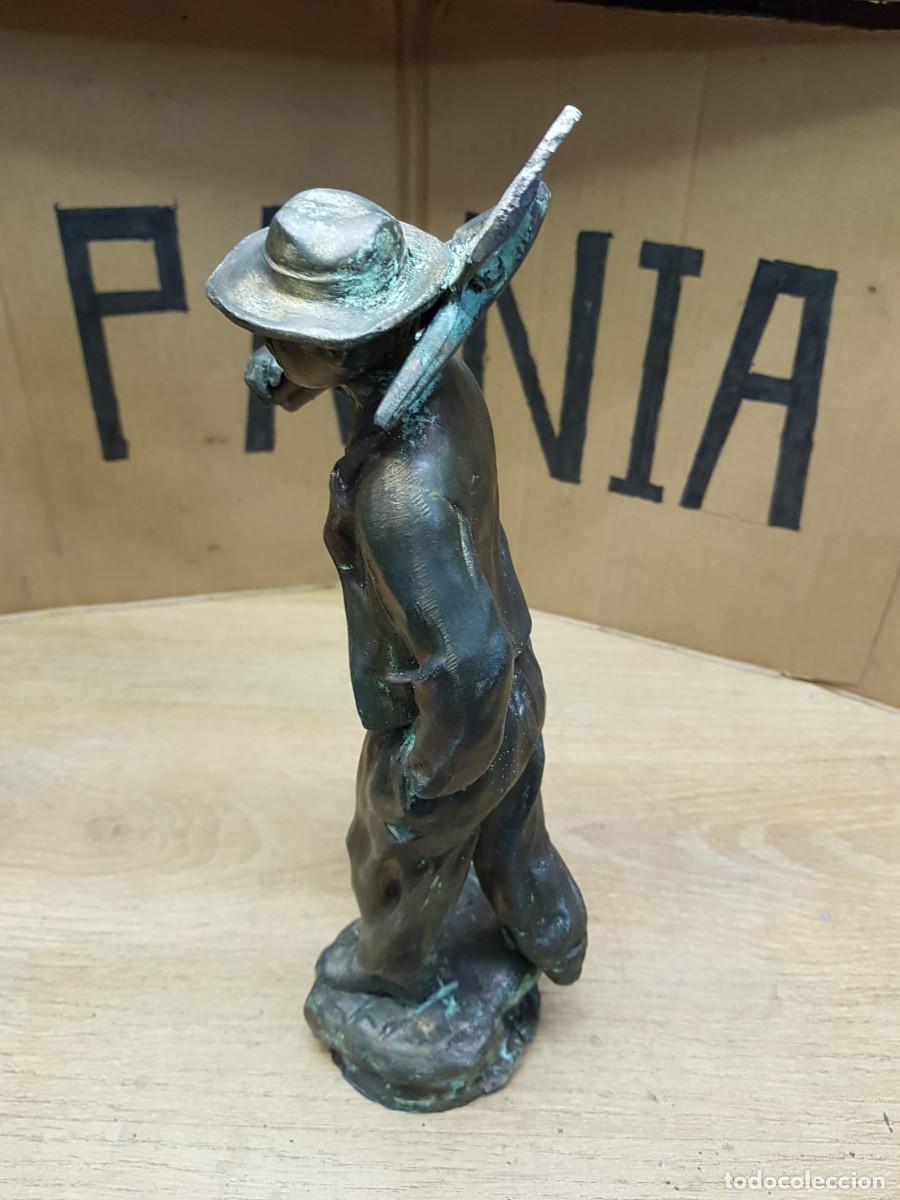 Arte: ANTIGUA ESTATUA DE PICAPEDRERO - Foto 5