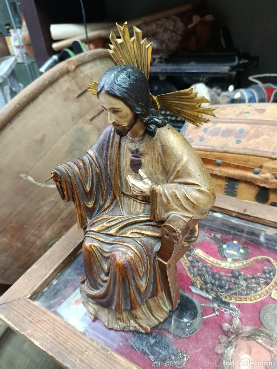Arte: Coraz&oacute;n de Jes&uacute;s antiguo de Olot. - Foto 3