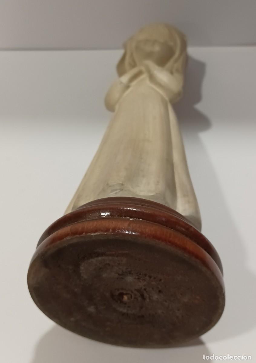 Arte: VIRGEN DE ESTUCO BASE DE MADERA - Foto 3