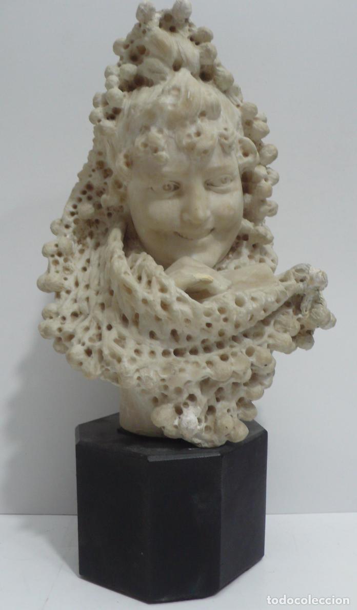 Arte: ESCULTURA BUSTO DE MARMOL - Foto 1