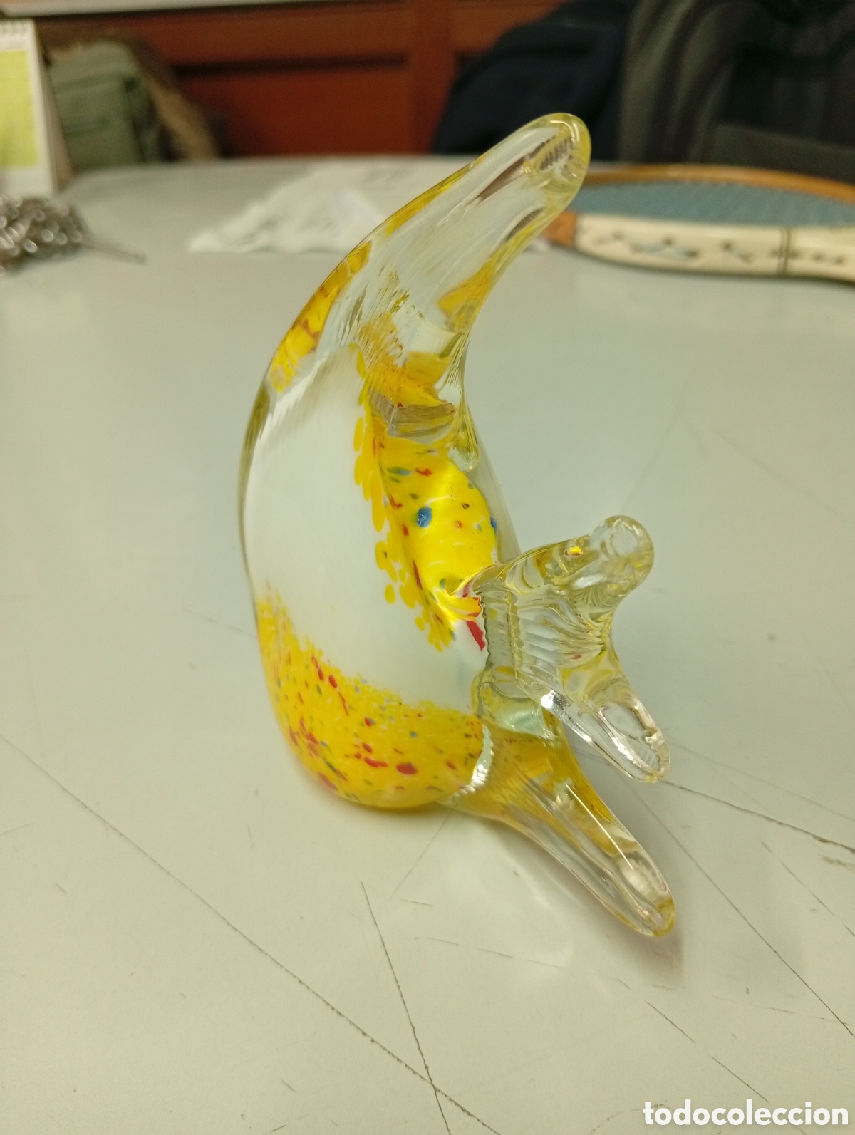 Arte: Figura pez de cristal de murano - Foto 4