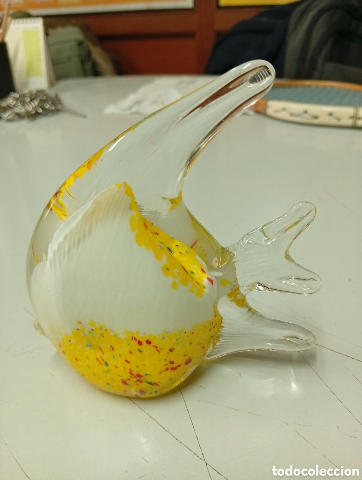 Arte: Figura pez de cristal de murano - Foto 5