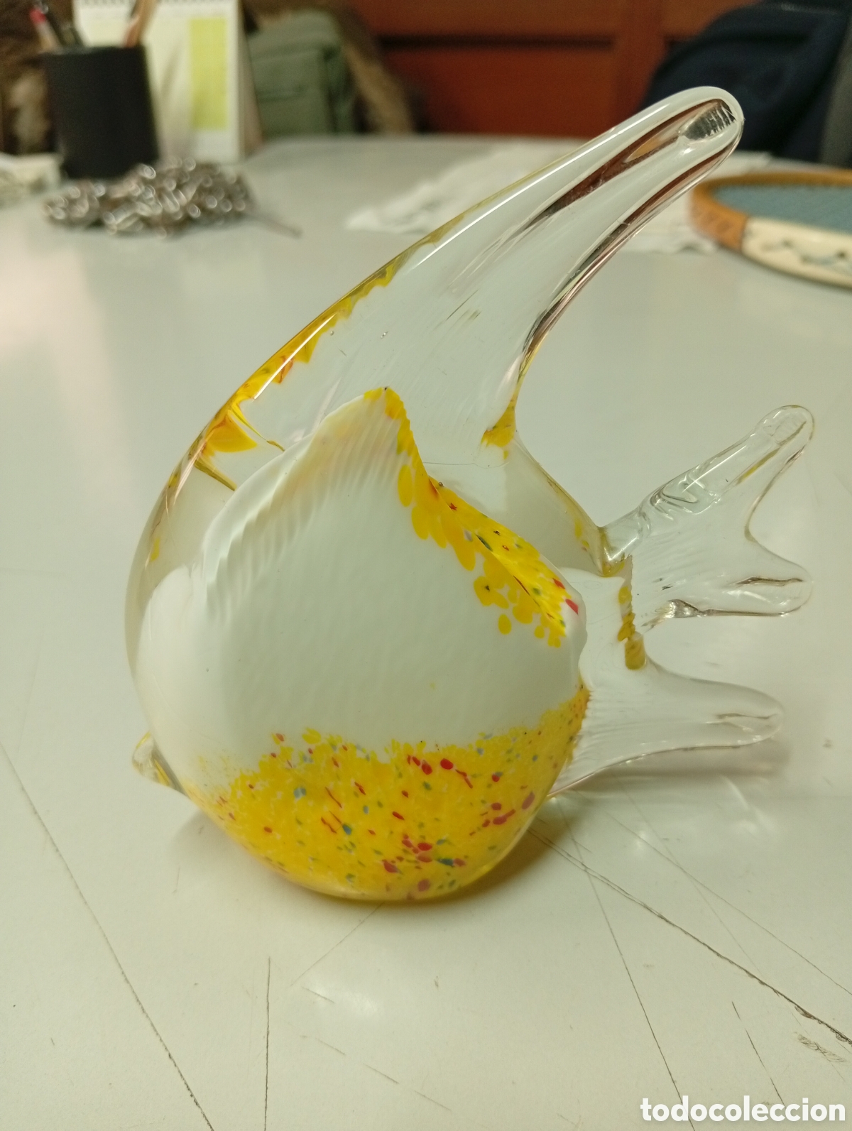 Arte: Figura pez de cristal de murano - Foto 1