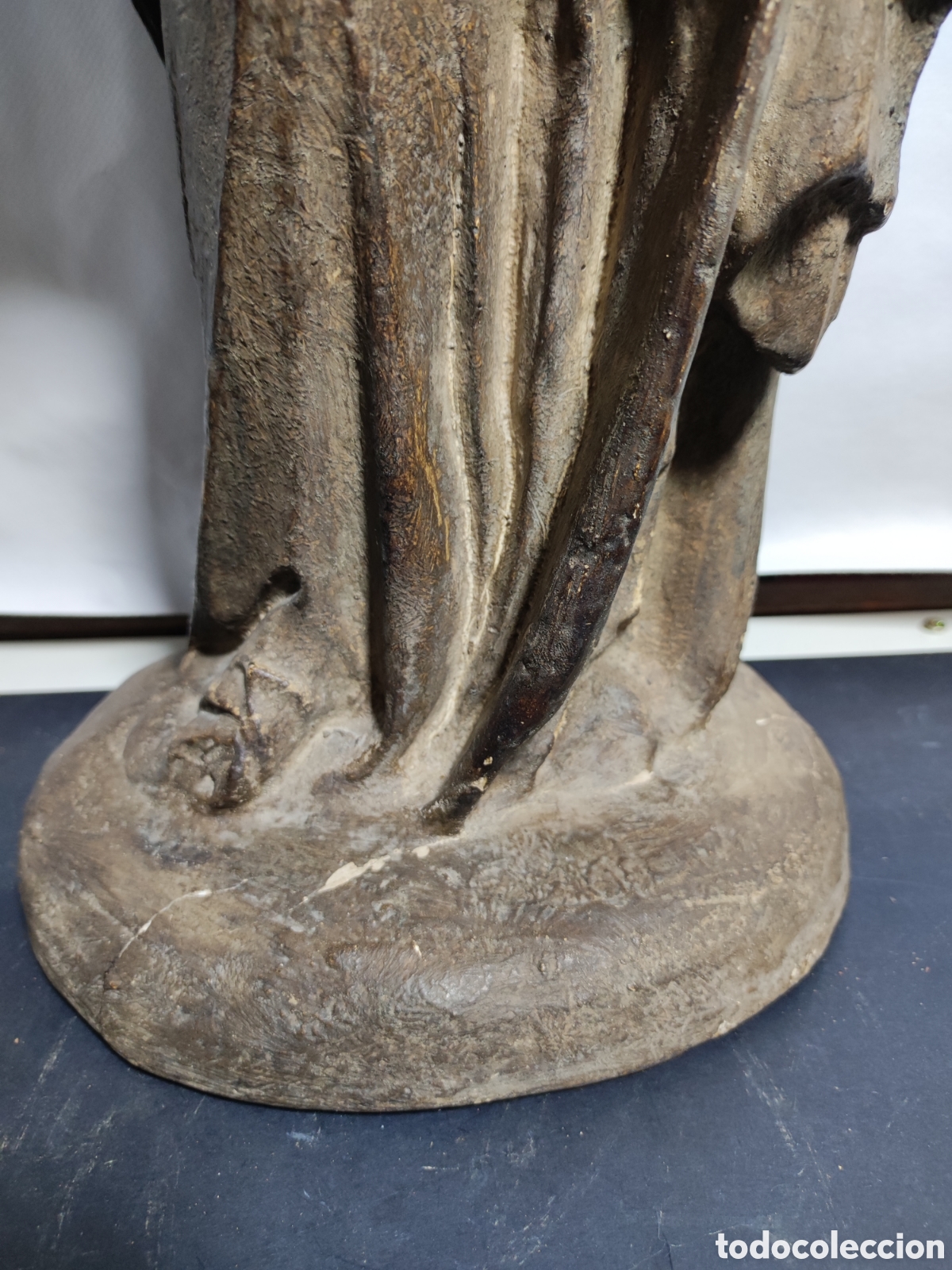 Arte: Virgen con ni&ntilde;o siglo XIX - Foto 2