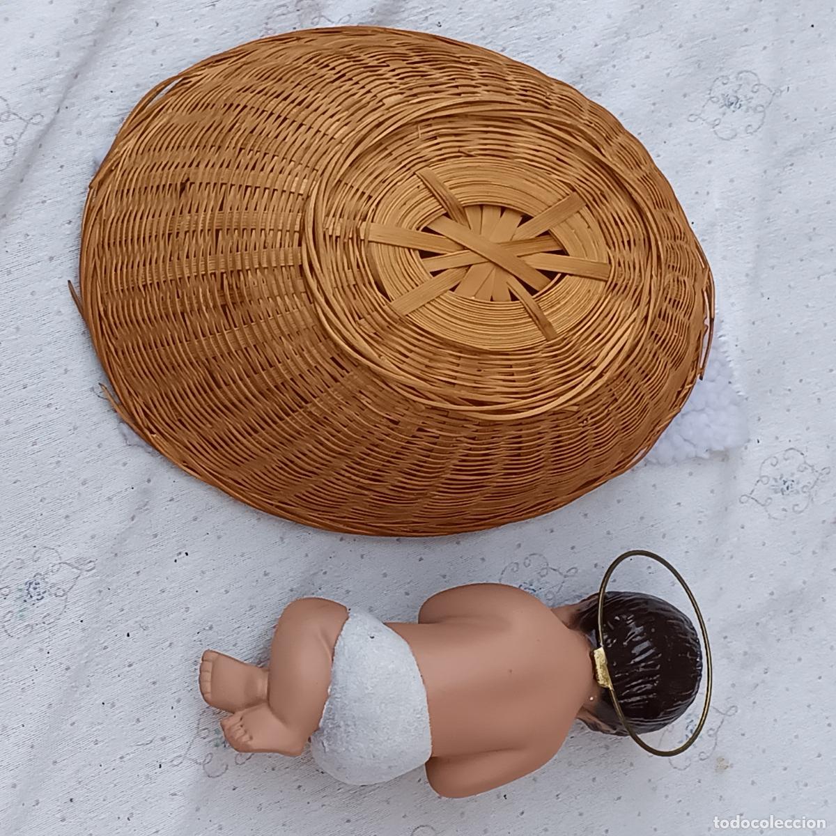 Arte: NI&Ntilde;O JESUS EN ESTUCO EN SU CUNA. - Foto 7
