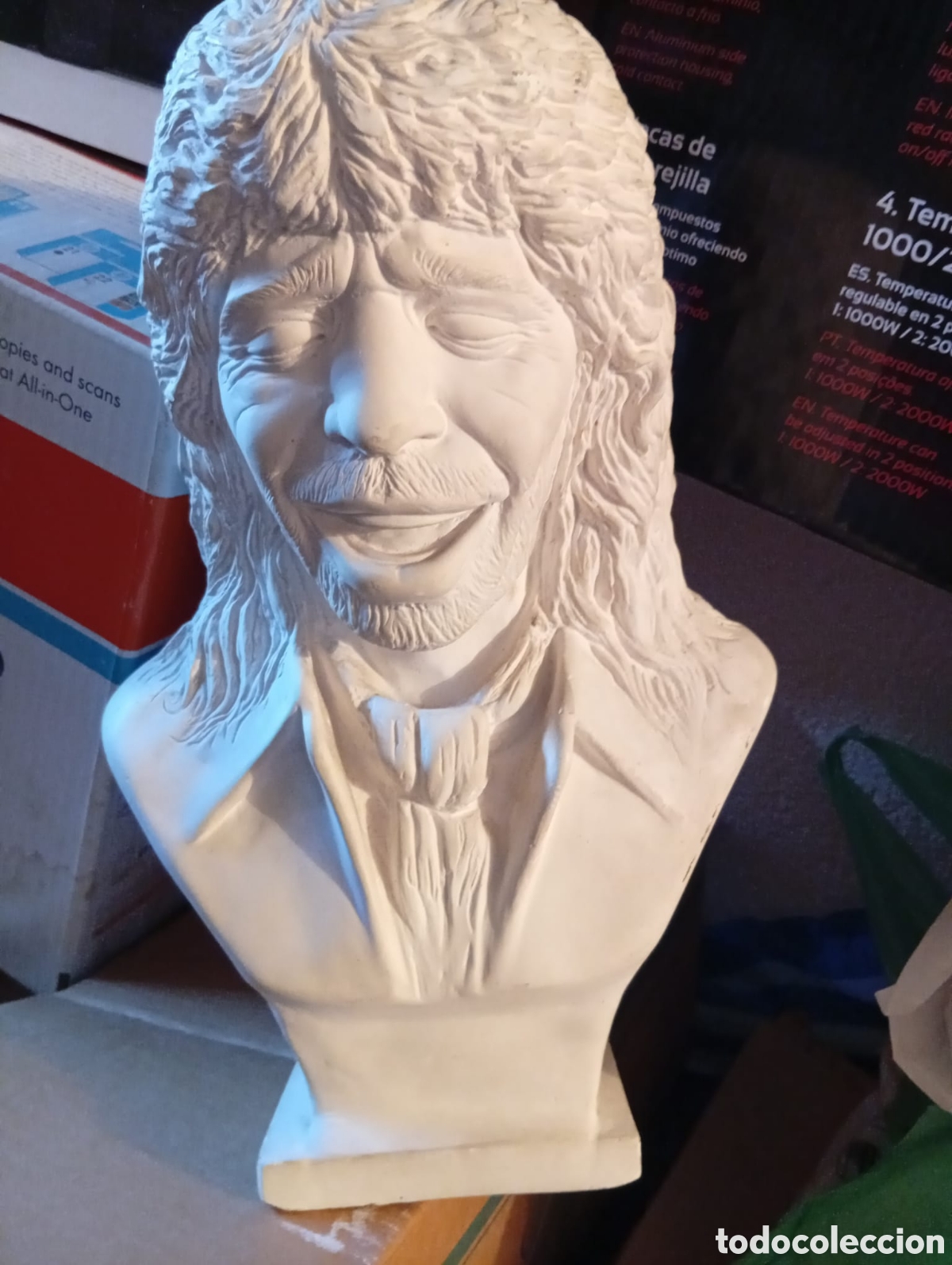 Arte: Busto en yeso de Camar&oacute;n de la Isla - Foto 2