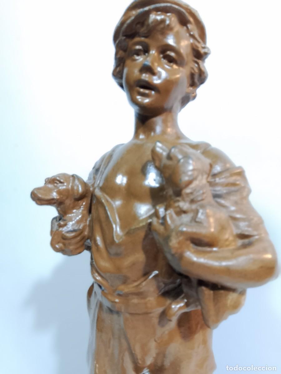 Arte: escultura de calamina-petit bronce- - Foto 3