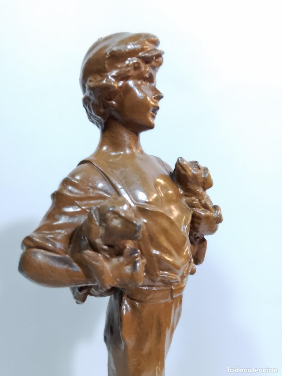 Arte: escultura de calamina-petit bronce- - Foto 4