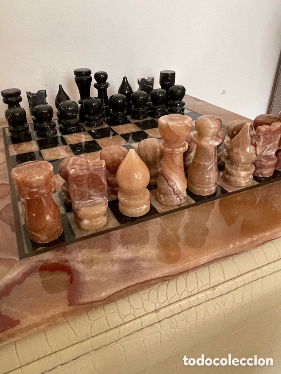 Arte: Imponente Ajedrez en m&aacute;rmol - Foto 4