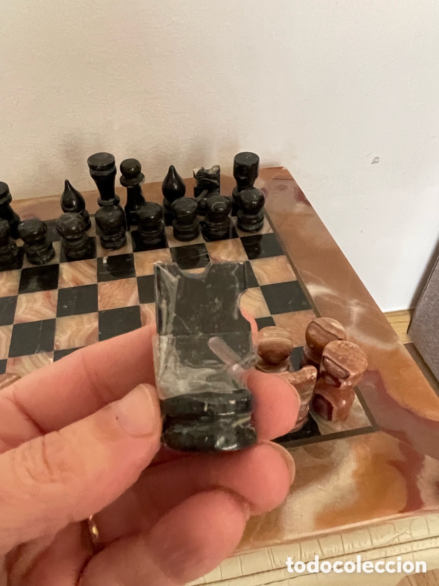 Arte: Imponente Ajedrez en m&aacute;rmol - Foto 7