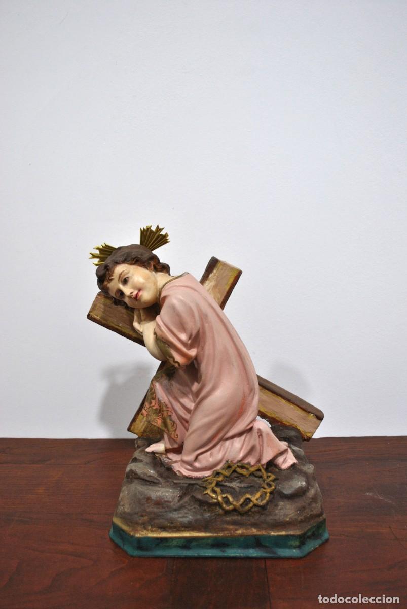 Arte: FIGURA NI&Ntilde;O CON LA CRUZ - Foto 1