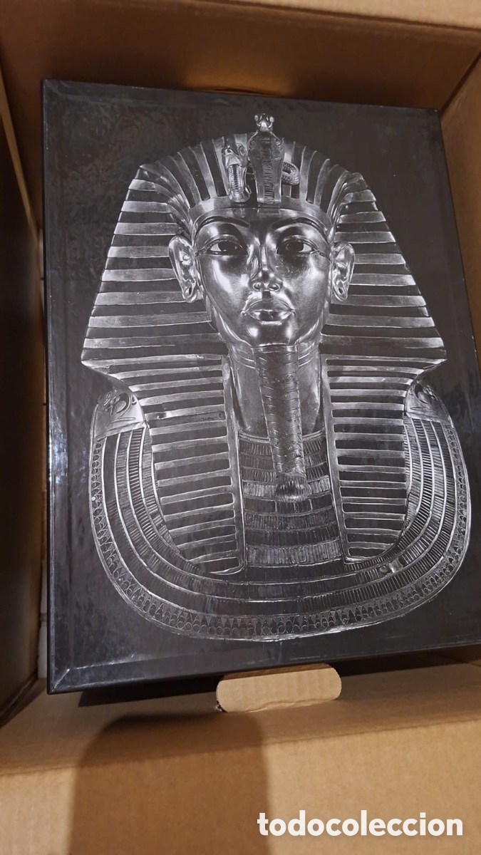 Arte: Tutankamon escultura y libro Skel - Foto 4