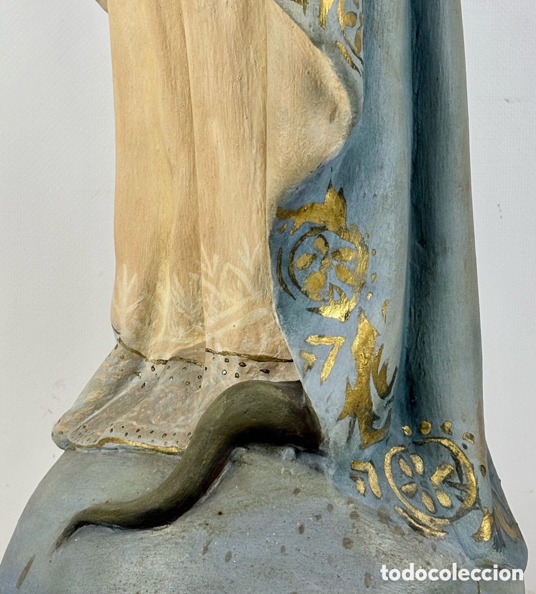 Arte: GRAN VIRGEN INMACULADA CONCEPCI&Oacute;N, SIGLO XIX - 88 CM - Foto 10