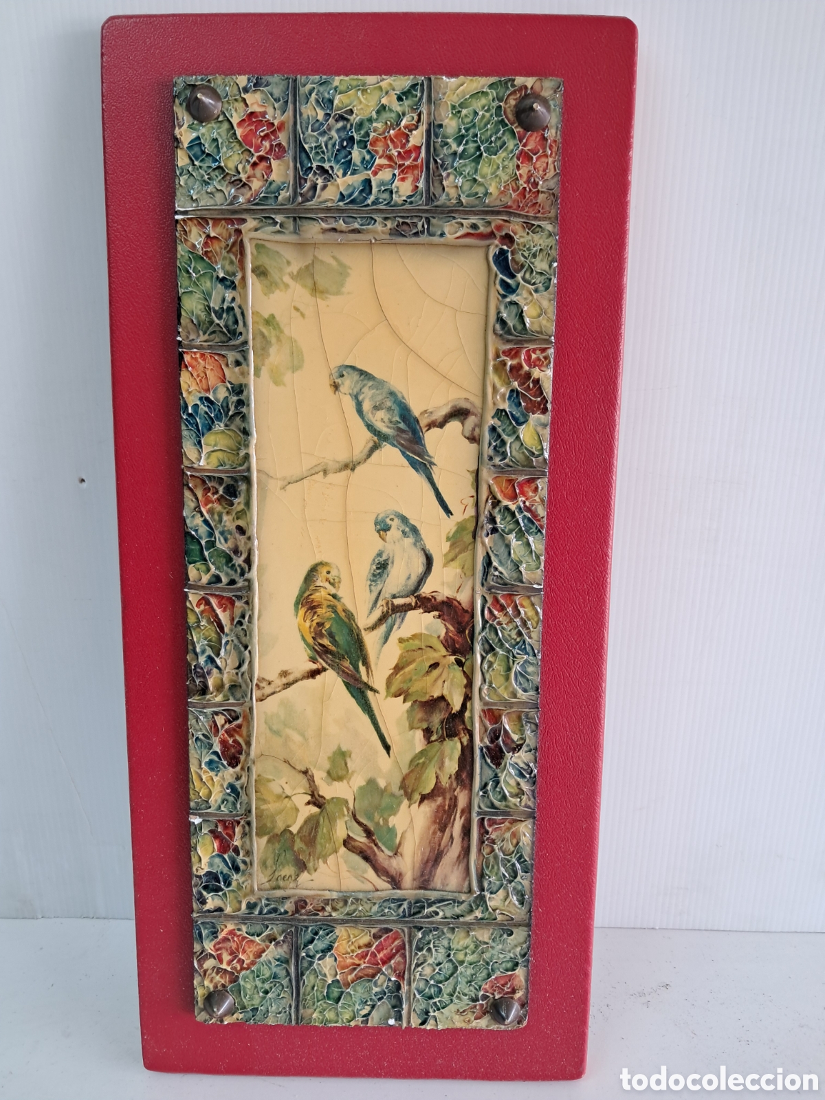 Arte: Cuadro antiguo emplomado - Foto 1