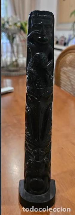 Arte: Reproducci&oacute;n Totem indios museo de Canad&aacute; - Foto 1
