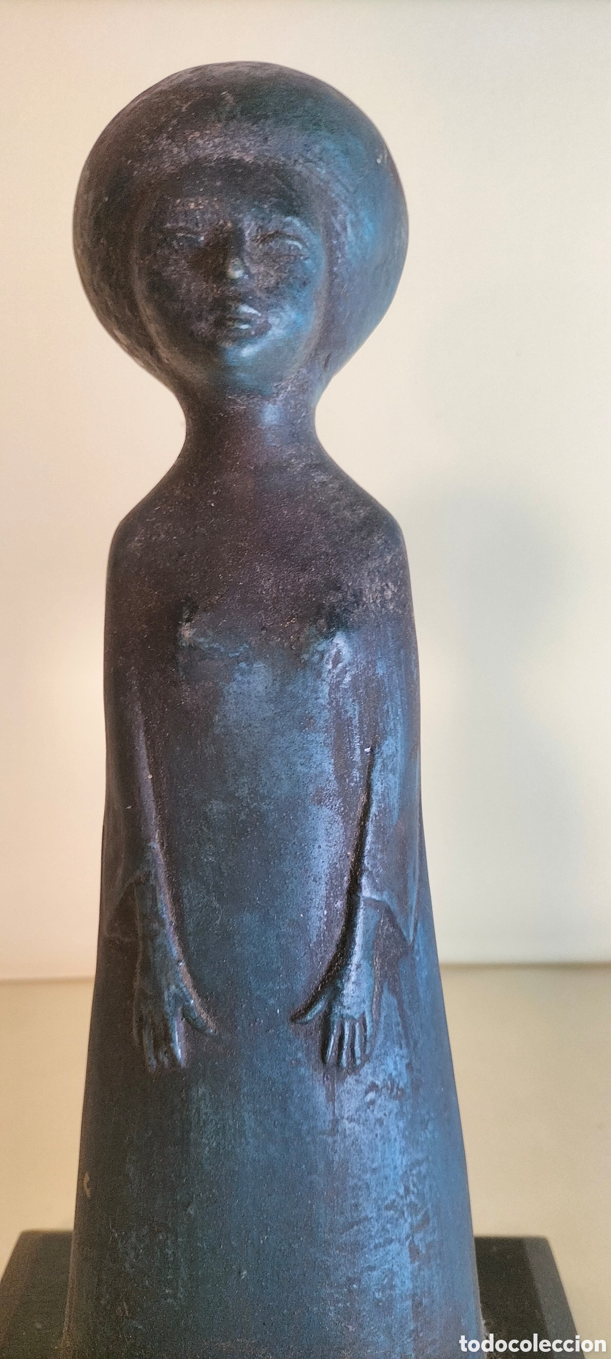 Arte: Estatua de Dama azul . - Foto 2