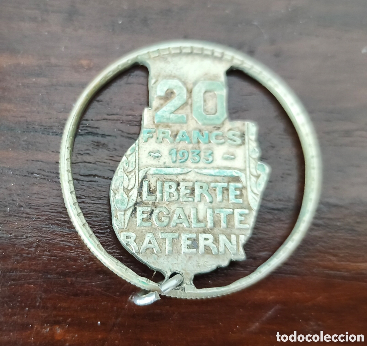 Arte: Medalla en plata 20francos 1933 - Foto 2