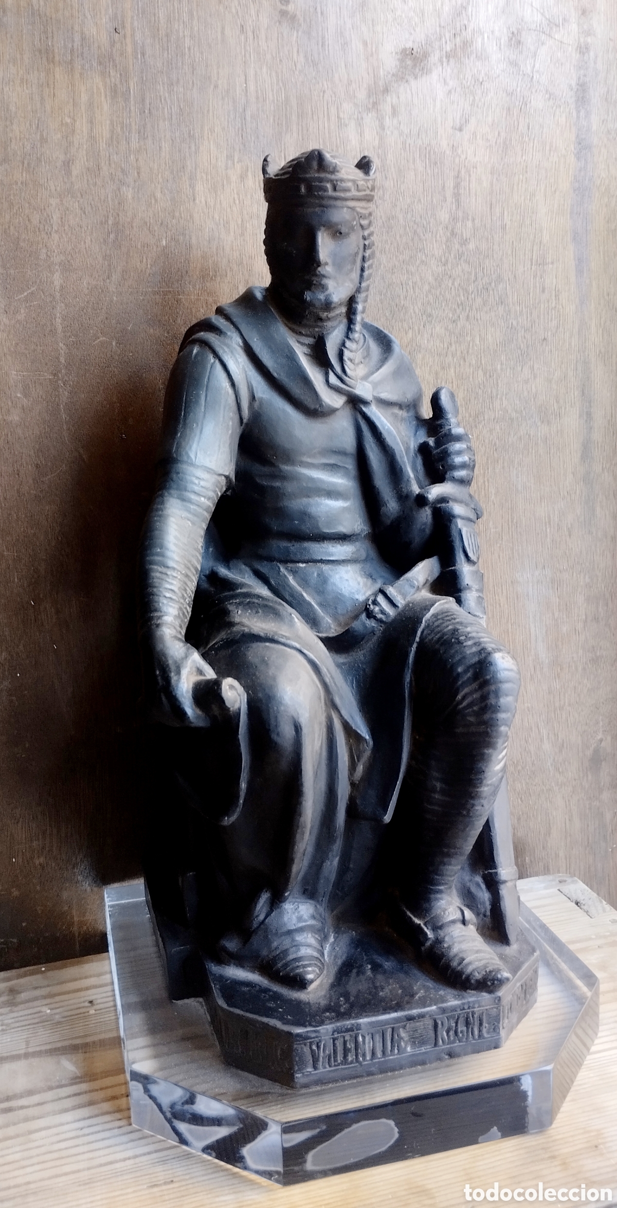 Arte: ESCULTURA DEL REY DON JAIME SENTADO - Foto 3