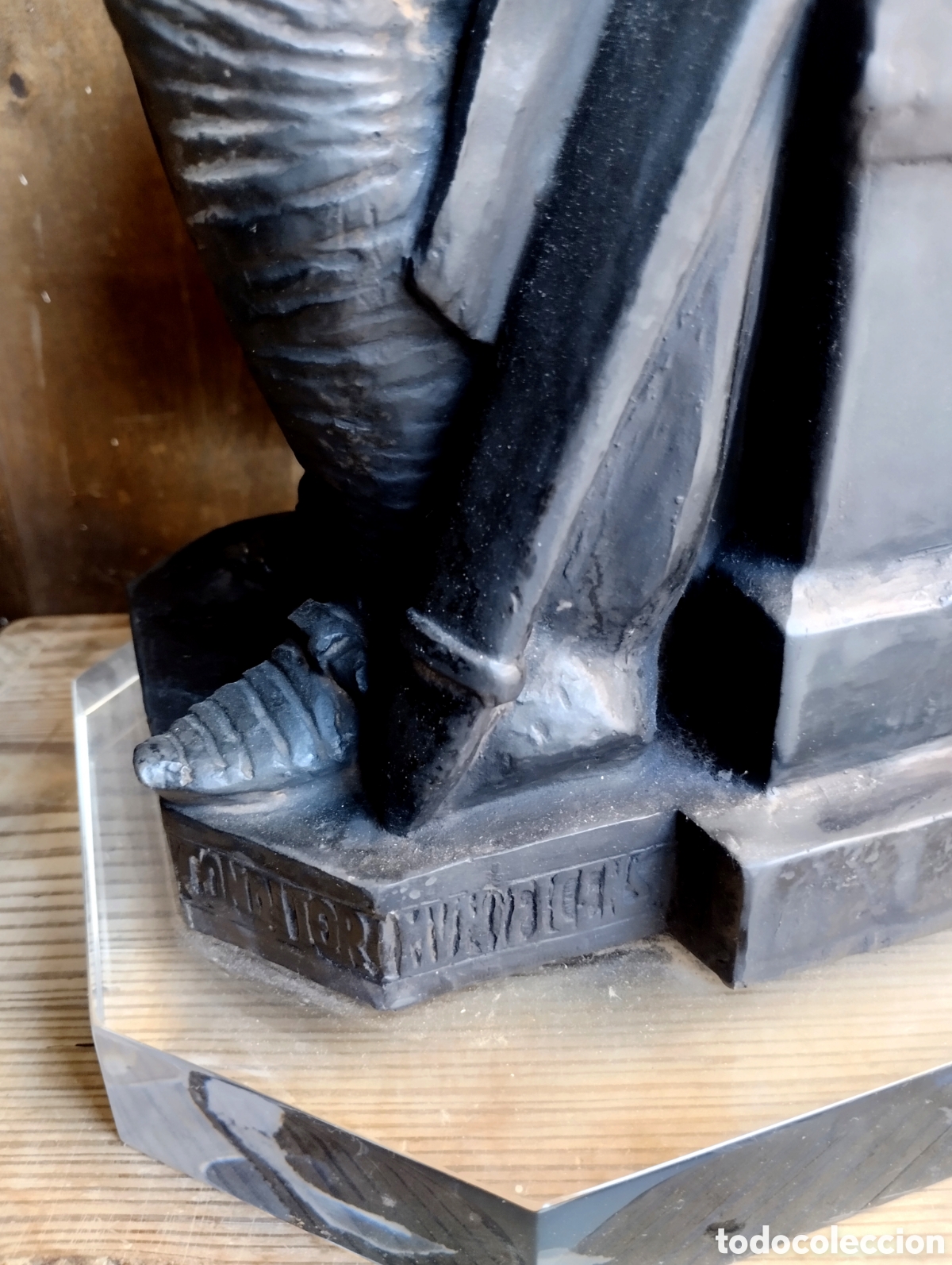 Arte: ESCULTURA DEL REY DON JAIME SENTADO - Foto 7