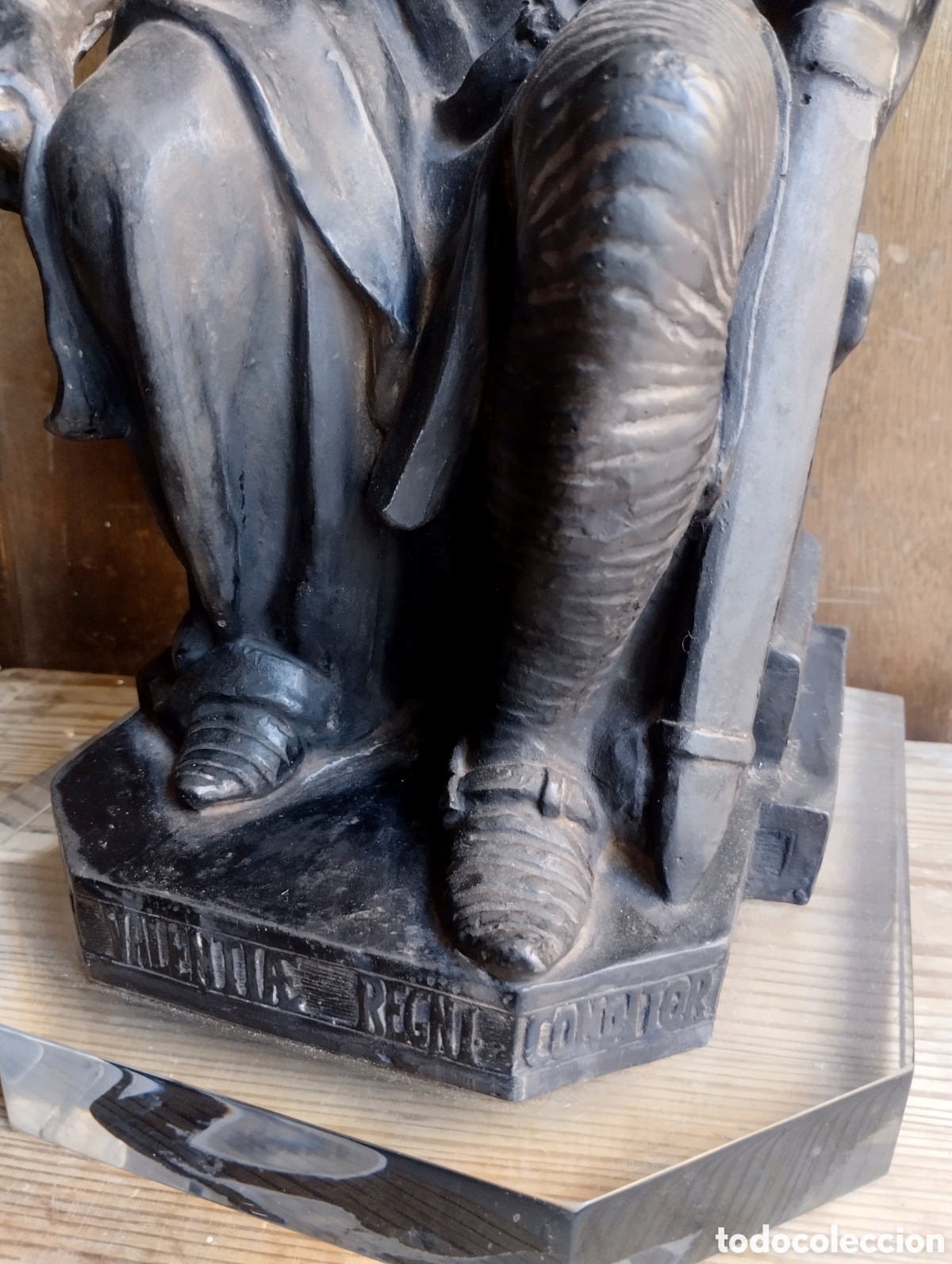 Arte: ESCULTURA DEL REY DON JAIME SENTADO - Foto 8