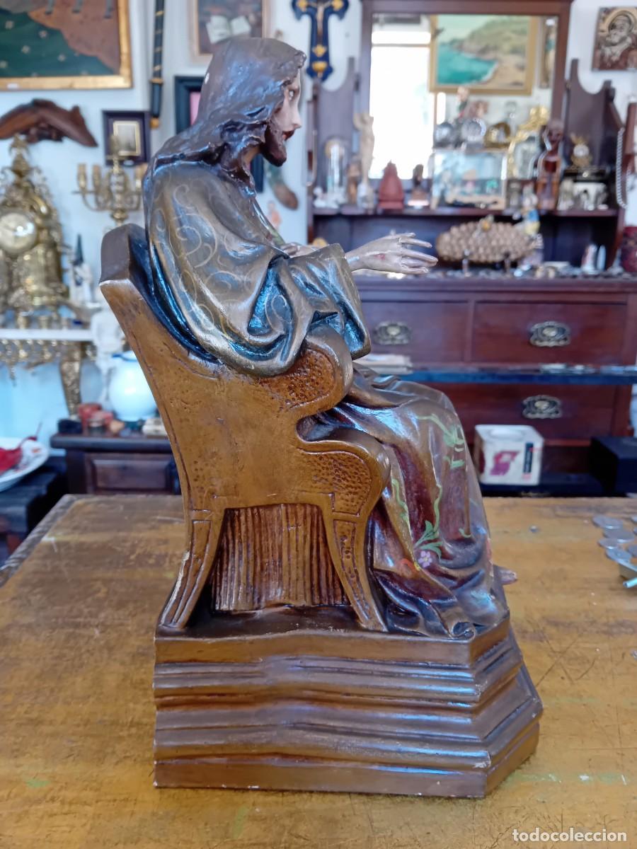 Arte: Cristo entronizado de estuco. - Foto 2