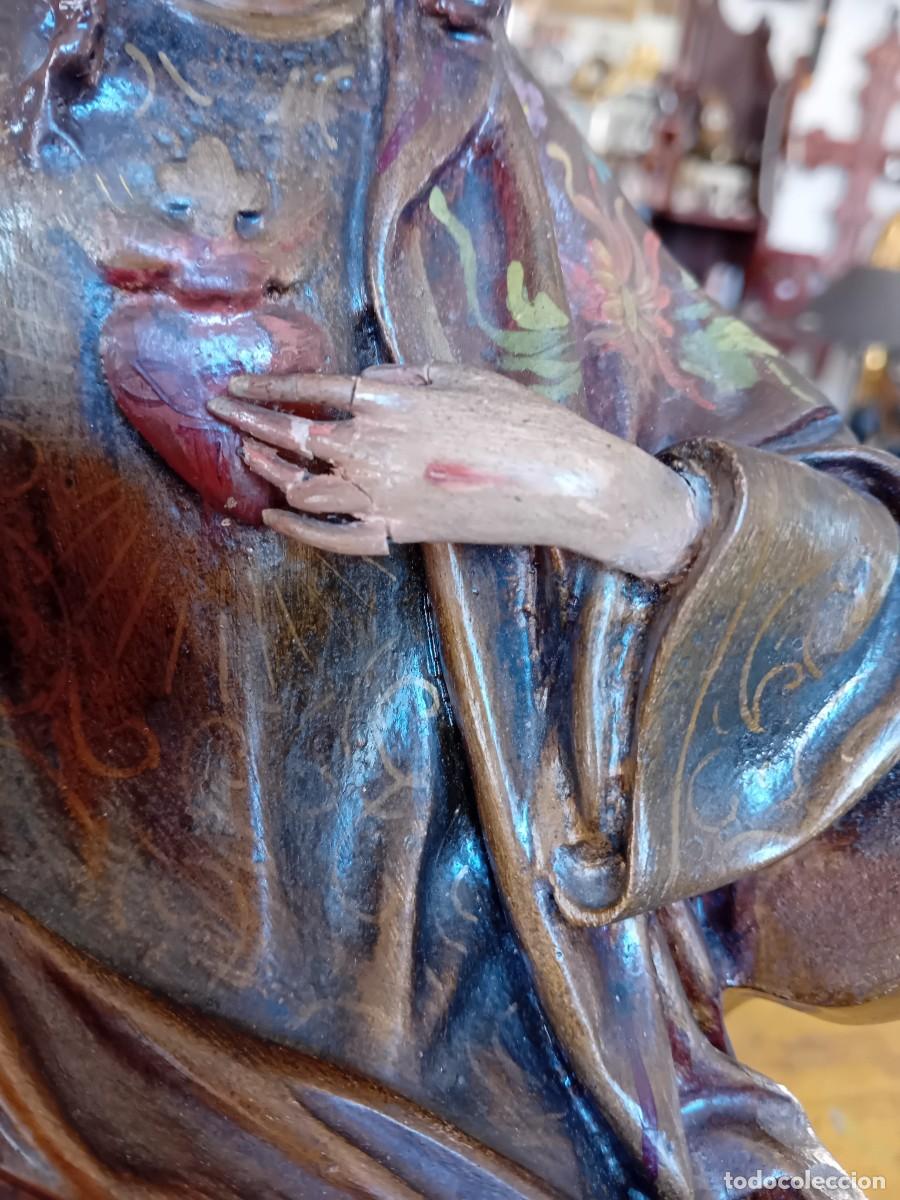 Arte: Cristo entronizado de estuco. - Foto 7