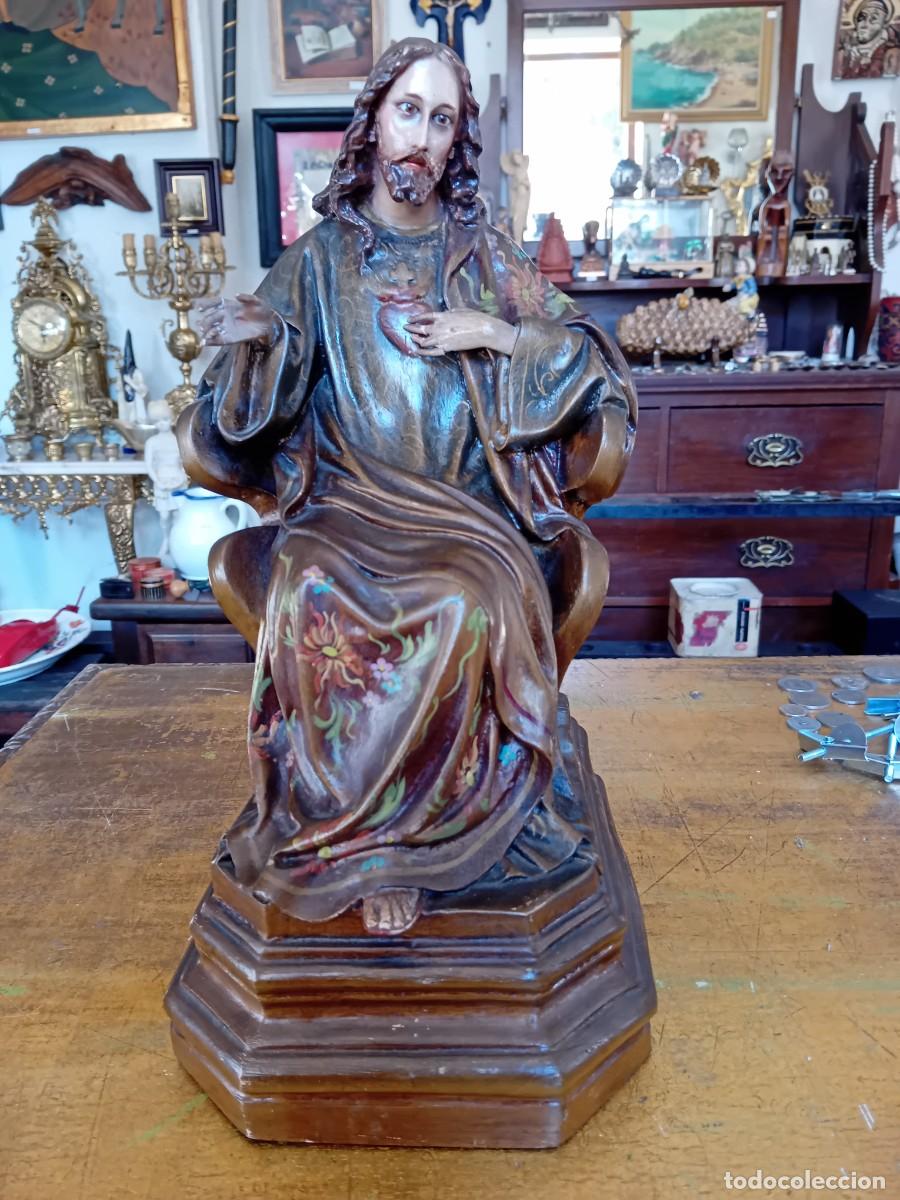 Arte: Cristo entronizado de estuco. - Foto 9