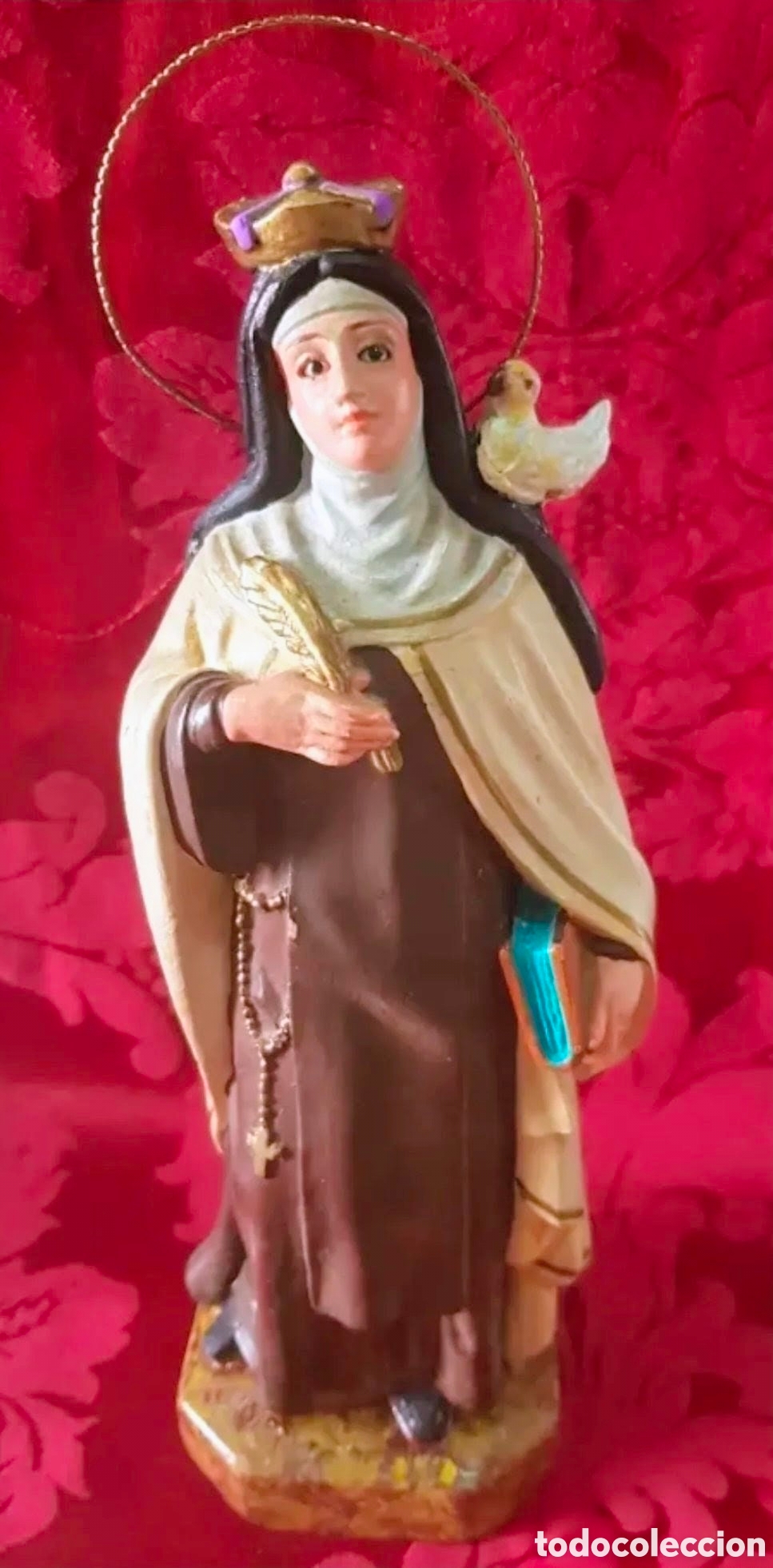 Arte: Santa Teresa de Jes&uacute;s ( Olot ) 23 cm - Foto 1