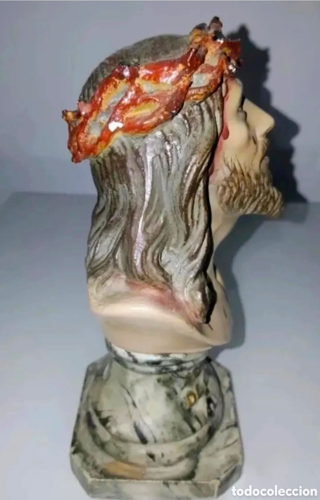Arte: Cristo de Limpia ( Olot ) 18 cm - Foto 2