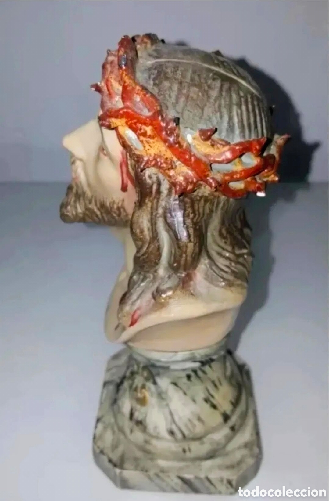 Arte: Cristo de Limpia ( Olot ) 18 cm - Foto 3