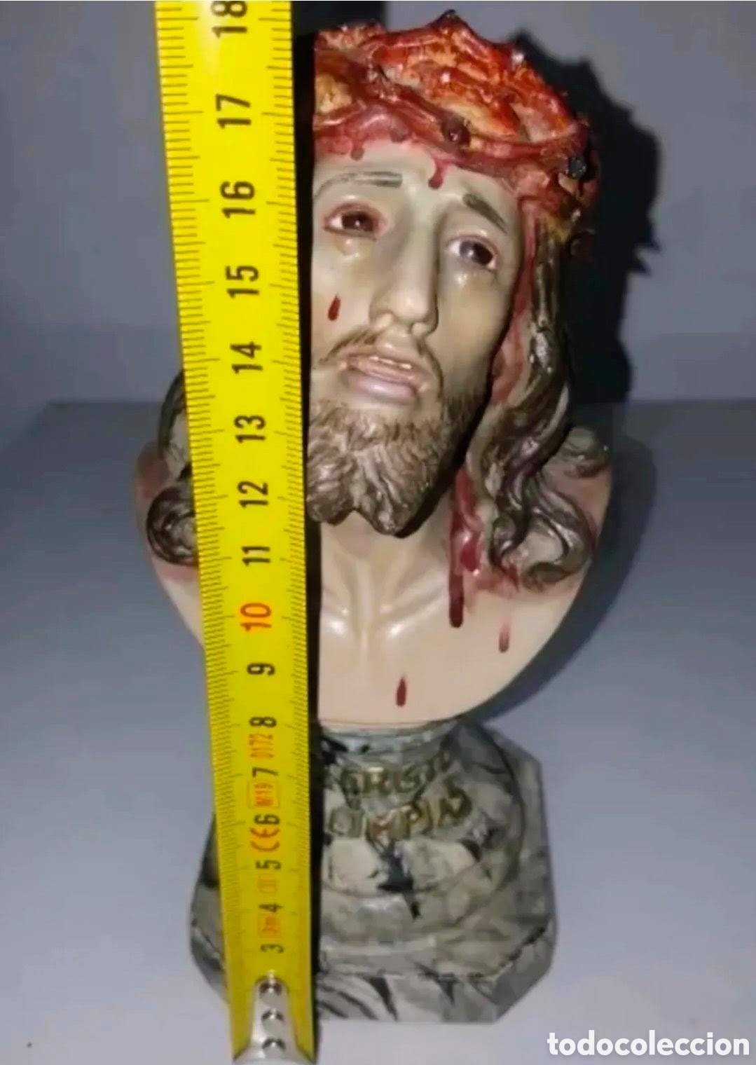 Arte: Cristo de Limpia ( Olot ) 18 cm - Foto 7