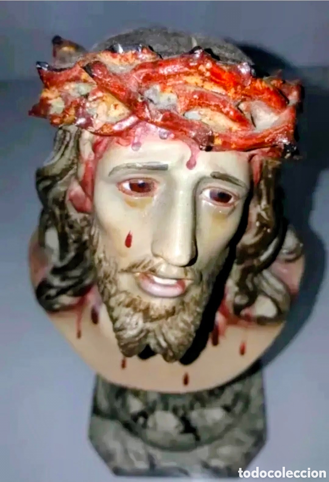 Arte: Cristo de Limpia ( Olot ) 18 cm - Foto 1
