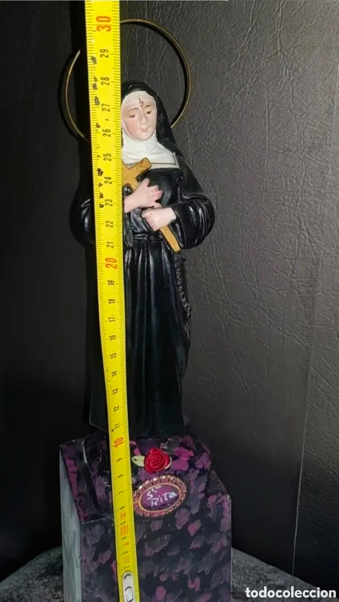 Arte: Santa Rita ( Olot ) 28 cm - Foto 6