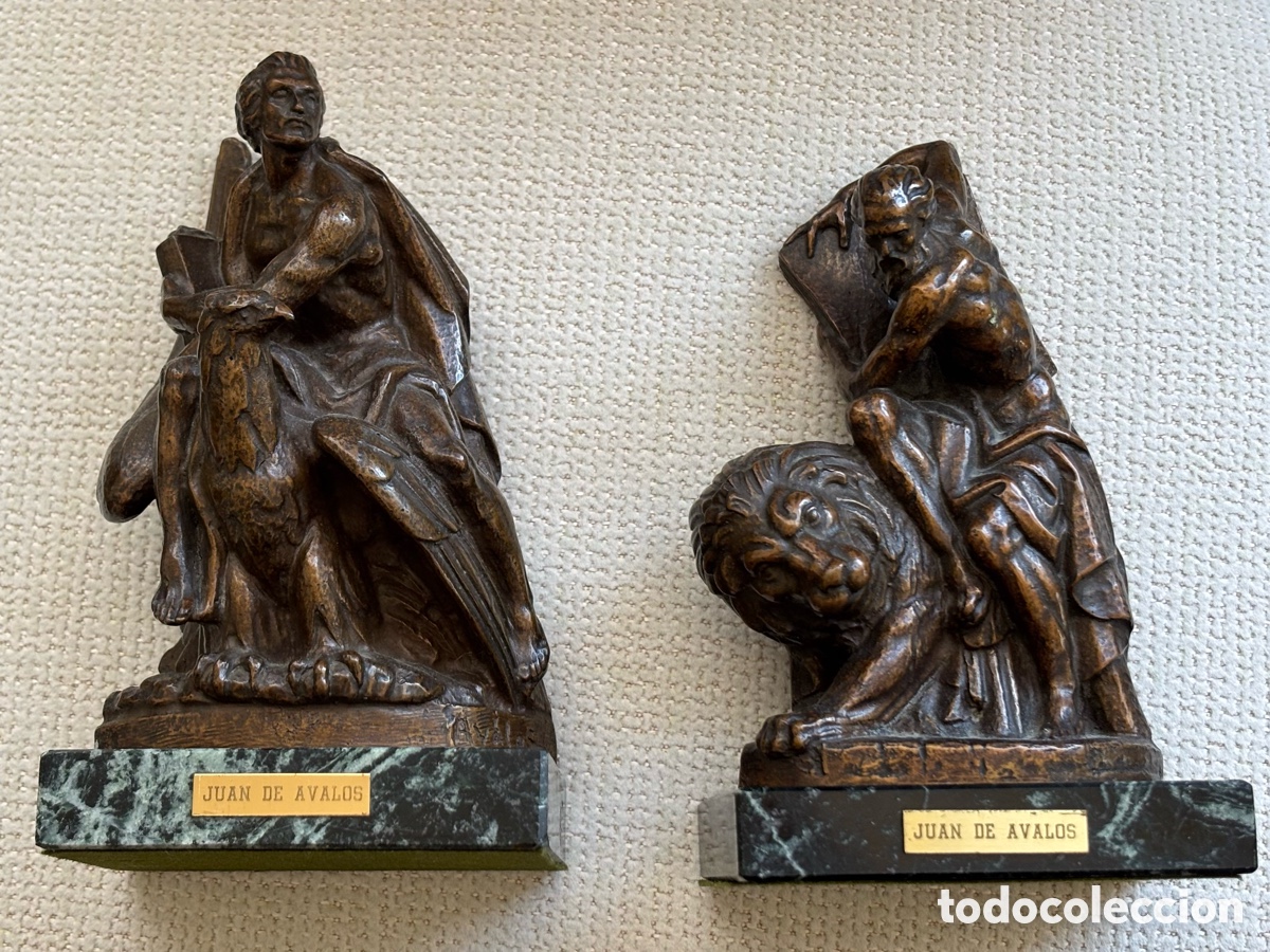 Arte: Pareja de esculturas Juan de Avalos
