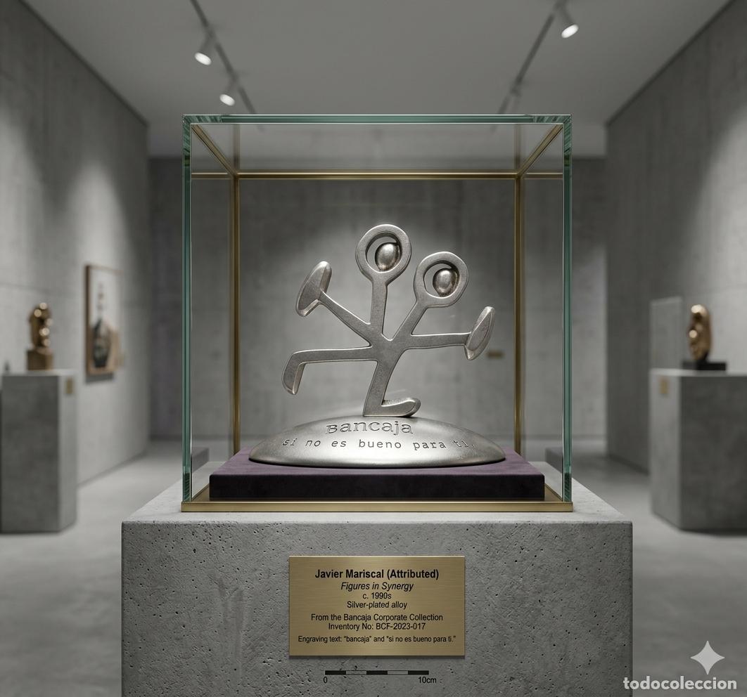 Arte: Escultura Figures in Synergy atribuida a Javier Mariscal, perteneciente a la Colecci&oacute;n Corporativa