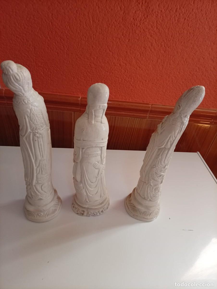 Arte: lote de tres figuras china - Foto 2