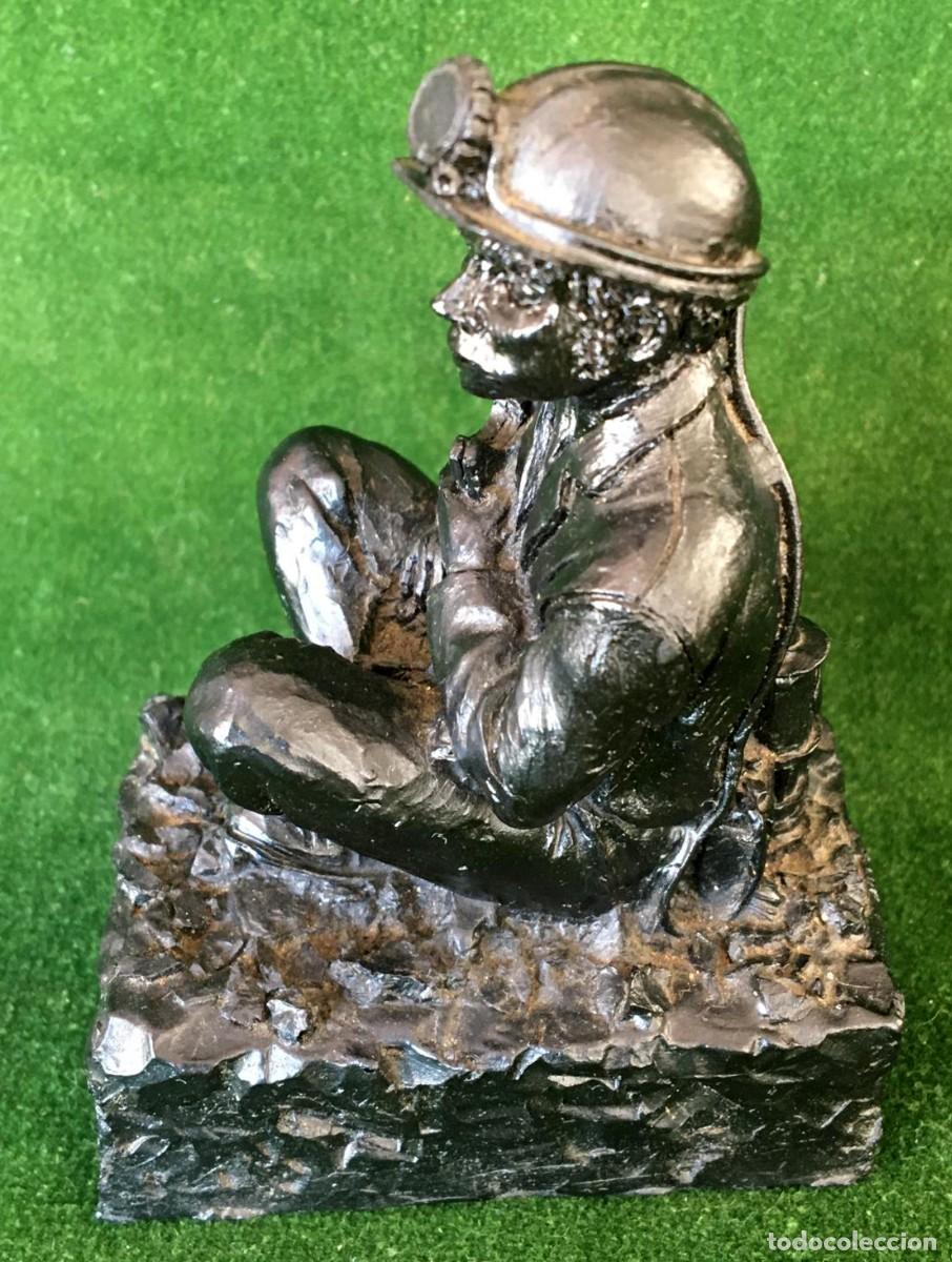 Arte: Figura de minero tallada en carb&oacute;n - Foto 8