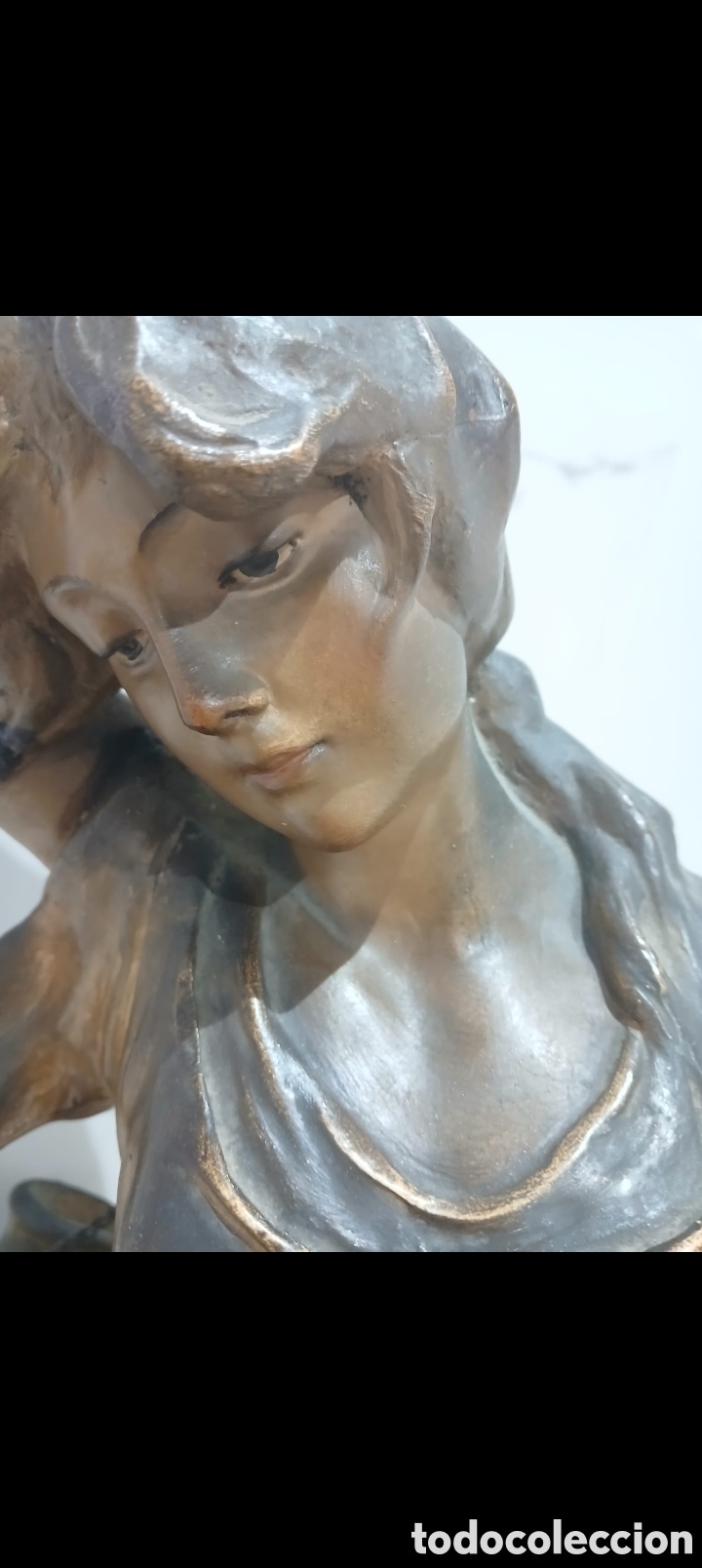 Arte: Escultura Art nouveau &rdquo;aguadora&rdquo;