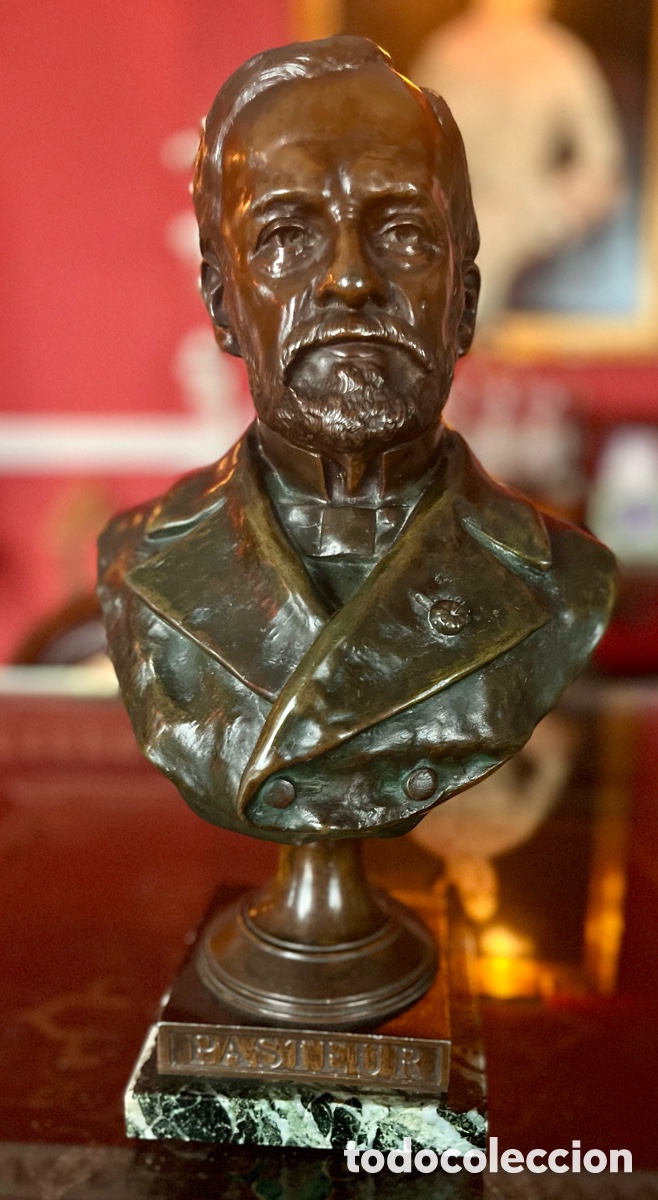 Arte: Busto de Louis Pasteur - Foto 1